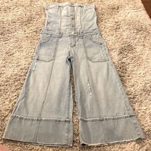 Baby Phat strapless denim jumpsuit, size 11 juniors